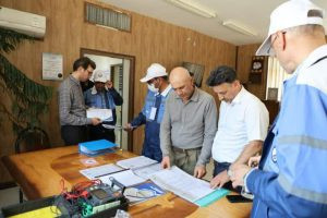 بازدید هیئت ارزیابی آبفای کشور از تصفیه‌خانه‌ها و شبکه‌های فاضلاب استان اصفهان