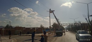 بازگشت جریان برق با خودگذشتگی پرسنل بهره‌برداری برق دهاقان