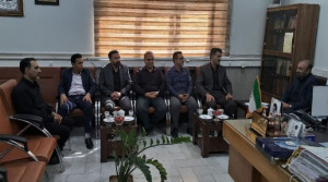 دیدار مدیر مخابرات خمینی شهر با دادستان شهرستان