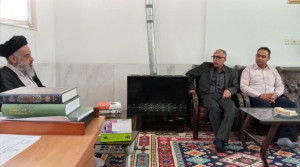 دیدار نوروزی رئیس اداره مخابرات بادرود با امام جمعه این شهر