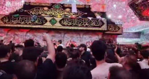 حال و هوای حرم امام حسین(ع) در روز هشتم محرم