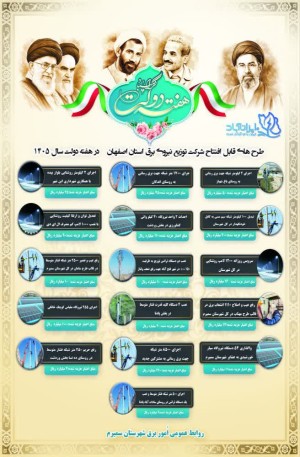 اجرای ۱۶ پروژه برق‌رسانی در سمیرم با اعتبار ۱۸۹۱ میلیارد ریال