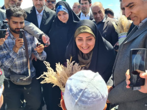 وزیر راه و شهرسازی از آبشار نمکی خور بازدید کرد