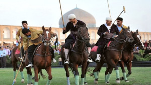 برگزاری بازی چوگان در میدان امام (ره) اصفهان