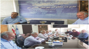 نشست مدیر مخابرات خمینی شهر با پیشکسوتان