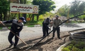 توسعه زیرساخت‌های نوین ارتباطی چادگان؛ اتصال اماکن رفاهی بانک ملی به فیبرنوری