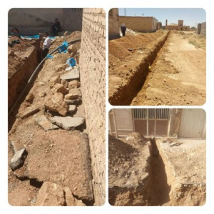 اصلاح شبکه توزیع و انشعابات روستاهای منطقه میمه