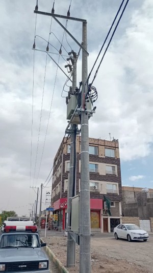 پنجمین ترانس وارد مدار توزیع برق شد