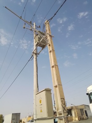 احداث شبکه و نصب ترانسفورماتور جدید
