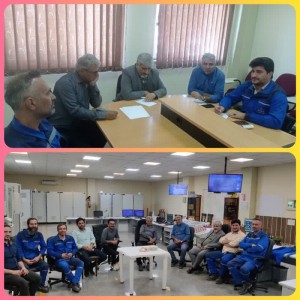 بازدید سرپرست عملیات ایستگاه‌ها از تأسیسات تقویت فشار گاز کاشان