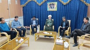 دیدار سرپرست اداره مخابرات آران و بیدگل با امام‌جمعه شهرستان