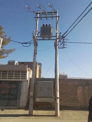 تقویت پست هوایی در شهر گرگاب
