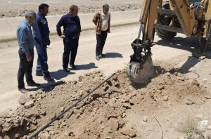 کشف انشعاب آب غیر مجاز به طول 380 متر در اصفهان