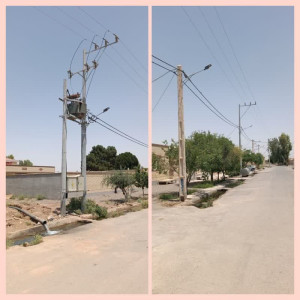 اجرای پروژه جهادی بهسازی شبکه برق در ۱۰ روستای شهرستان اردستان