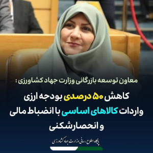 کاهش ۵۰ درصدی بودجه ارزی واردات کالاهای اساسی با انضباط مالی و انحصارشکنی