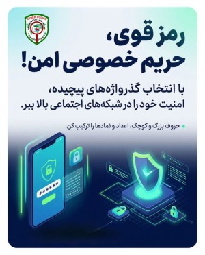 رمز قوی، کلید حفظ حریم خصوصی توست!
