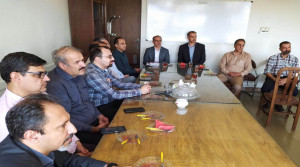 معارفه رئیس ناحیه جنوب در مدیریت مخابرات شهرستان مرکز استان