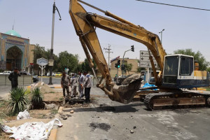 پایان تعمیرات کلکتور فاضلاب خیابان بهارستان شرقی و بازگشایی تقاطع خیابان طاهرزاده