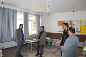بازدید از مدارس آسیب دیده شهرستان خوانسار