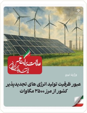 ظرفیت تولید انرژی‌های تجدیدپذیر کشور