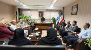 نشست اعضای انجمن صنفی با سرپرست مخابرات منطقه