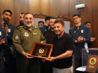 حضور فرمانده نیروی هوایی ارتش در اردوی تیم ملی فوتبال
