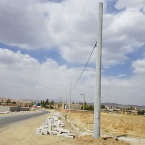 بهسازی شبکه فشار متوسط هوایی روستای قائم‌آباد؛۴میلیاردریال