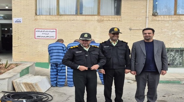دستگیری باند سارقان کابل‌های مخابراتی در گلپایگان