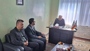 دیدار رییس اداره پست خوانسار با نماینده مردم در مجلس