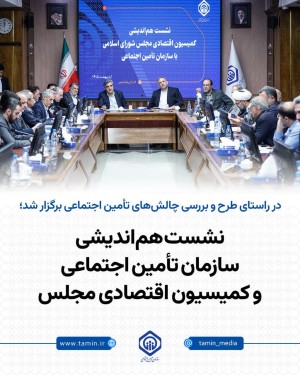 نشست هم‌اندیشی سازمان تأمین اجتماعی و کمیسیون اقتصادی مجلس