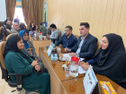برپایی میز خدمت آبفا در مدیریت بهزیستی شهرستان اصفهان