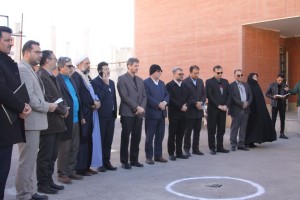 کلنگ زنی فضای کارگاهی هنرستان زنده یاد عمادی خورزوق