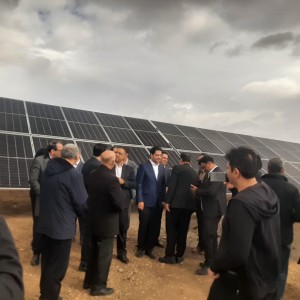 افتتاح بیش از ۱۱۰۰ کیلووات نیروگاه خورشیدی