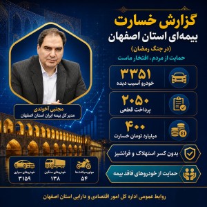 خسارت و پرداخت بیمه به خودروهای آسیب دیده (در جنگ رمضان)