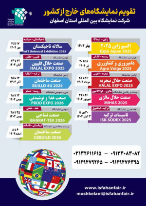 مشارکت در رویدادهای نمایشگاهی برون مرزی