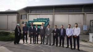 رونمایی از نخستین دستگاه سرند غلطکی هوشمند در اصفهان
