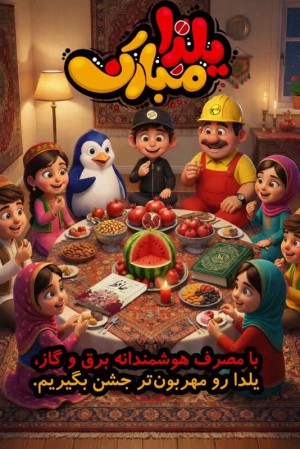 با مصرف هوشمندانه برق و گاز، یلدا رو مهربون‌تر جشن بگیریم