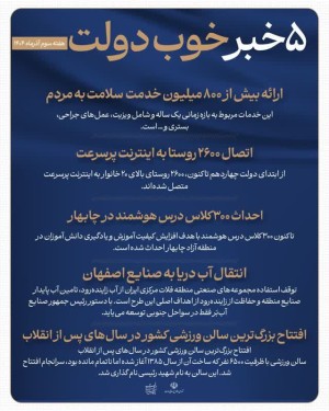 خبر خوب دولت به مردم