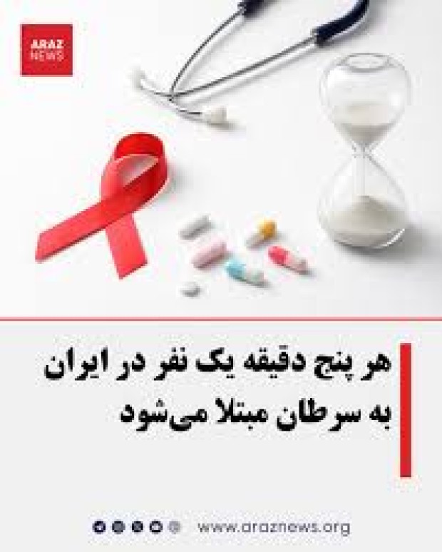 هر ۵ دقیقه یک نفر در ایران به سرطان مبتلا می‌شود!