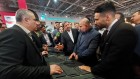 بازدید استاندار و رئیس شورای استان بصره از غرفه ذوب‌آهن در نمایشگاه متالکس