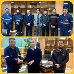 تقدیر از سیمبانان برق منطقه ۴ اصفهان